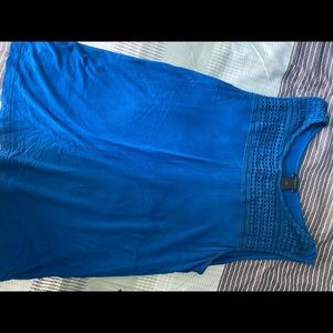 Ann Taylor Factory blue sleeveless top